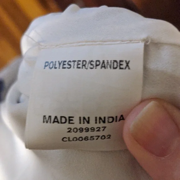 RARE NEW Custom Handmade Pale Blue Peach Purple Floral Pencil Skirt w/ Pockets! - Picture 6 of 9